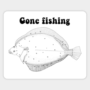 Gone fishing Magnet